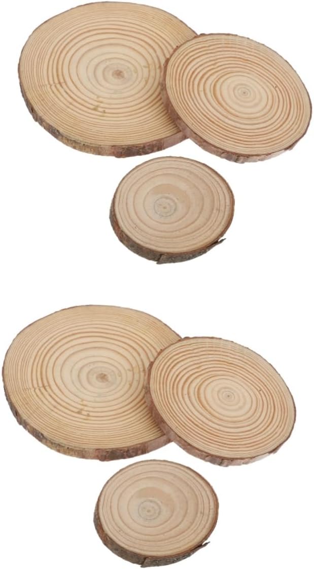 MAGICLULU 6 Pcs Scented Candle Wooden Coasters