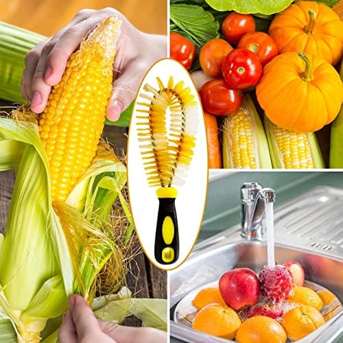 DOMUEN Corn Silk Remover Brush with Handle 1