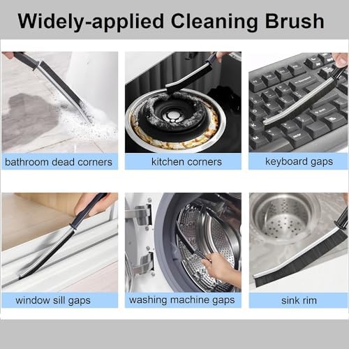 5 Pcs Hard Bristle Crevice Cleaning Brush Tool