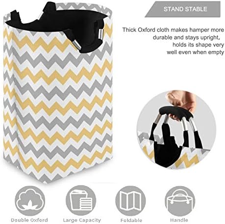 Visesunny Laundry Hamper with Waterproof Oxford Fabric