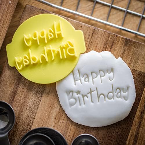Happy Birthday Cookie Cutter with Embosser