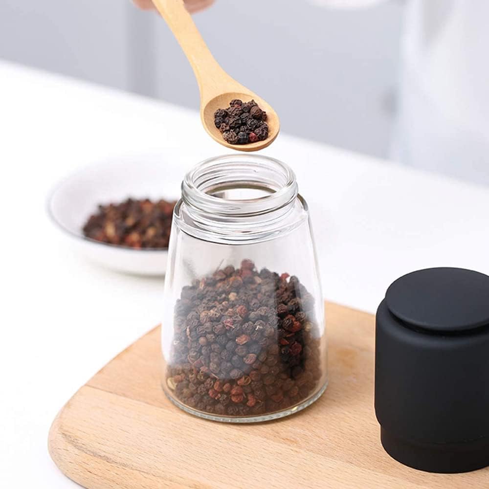 Salt and Pepper Mill Set with Adjustable Coarseness