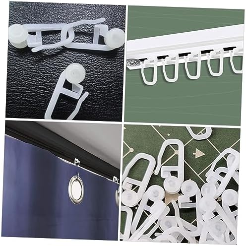 LIFKOME 50pcs Shower Curtain Hooks