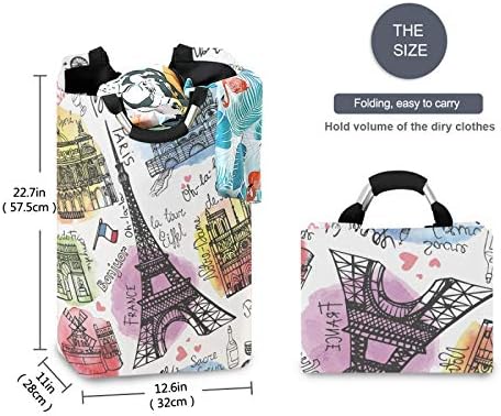 Susiyo Foldable Laundry Basket with Handles and Waterproof Design