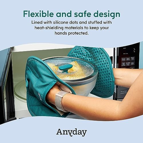 Anyhand Mitts Universal Fit Oven Glove Set 2 Pack