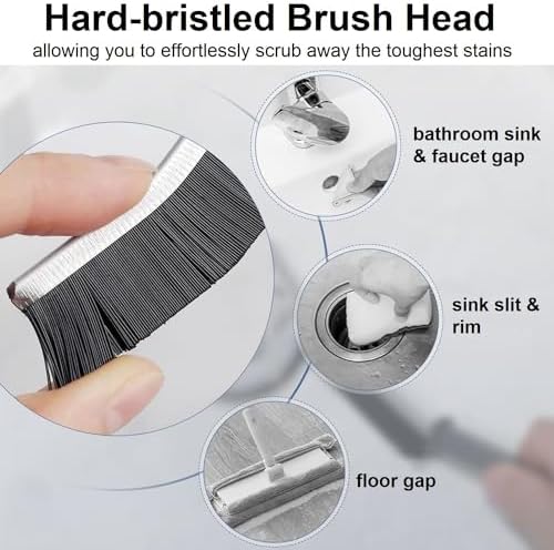 5 Pcs Hard Bristle Crevice Cleaning Brush Tool