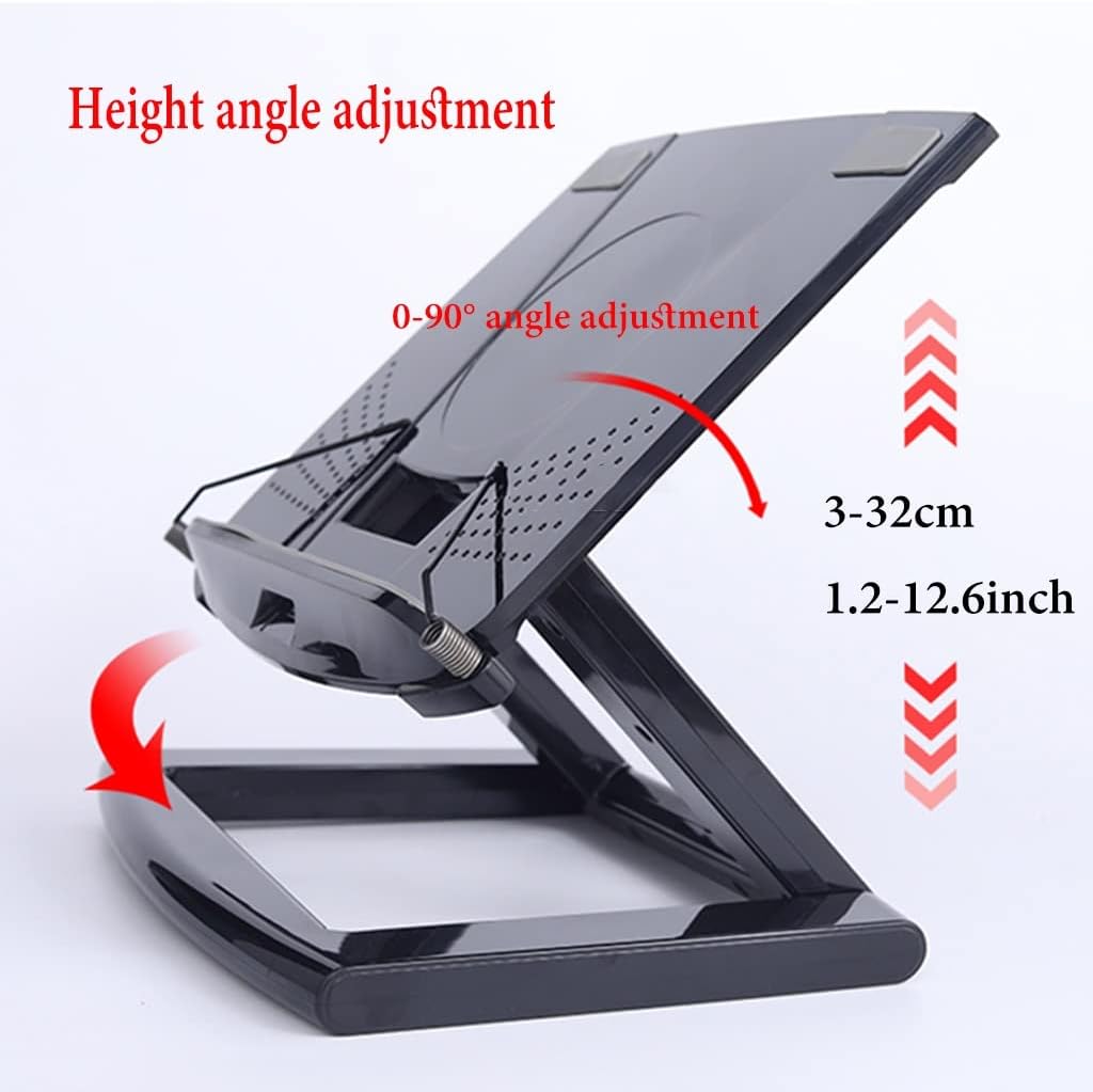 Adjustable Book Stand for Reading Cookbooks Tablets and More
