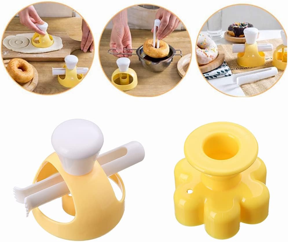 UQUABESO Donut Cutters Set 2 Pack Baking Tools