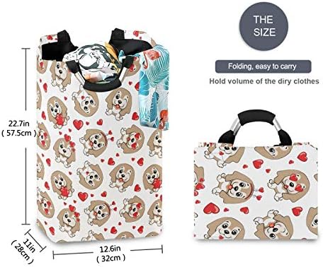 Susiyo Foldable Laundry Basket with Handles and Waterproof Interior