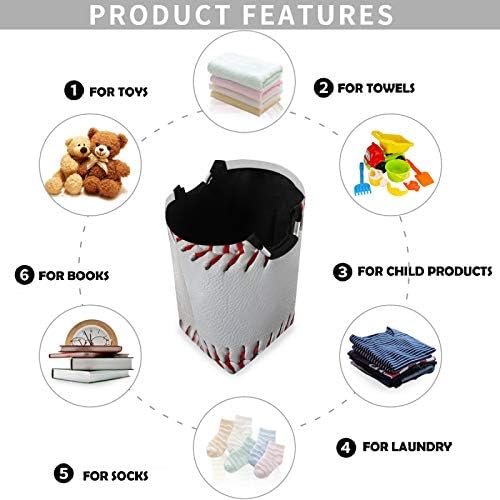 visesunny Large Capacity Laundry Basket with Waterproof Oxford Fabric 1