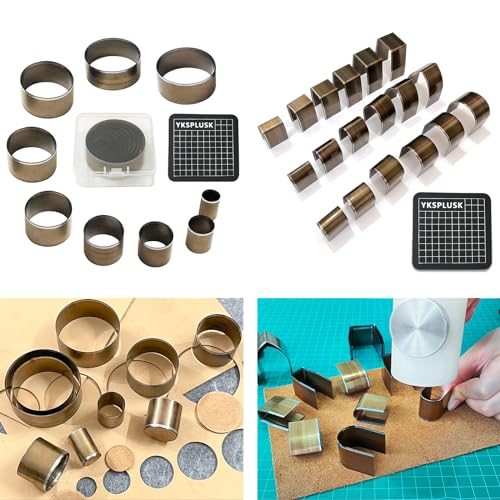 YKSPLUSK 27-Piece Leather Punch Tools Set for DIY Crafts