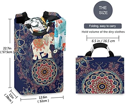Visesunny Foldable Laundry Hamper with Waterproof Fabric 1
