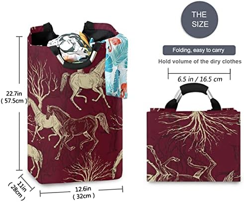 Visesunny Foldable Laundry Hamper with Waterproof Storage
