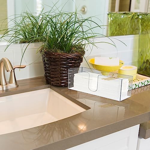 Mumufy 2 Pcs Acrylic Paper Napkins Holder
