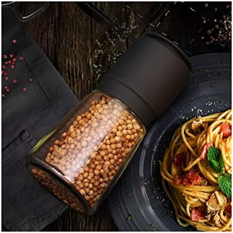 JAJKAFCL Adjustable Coarse Salt Pepper Mill Set