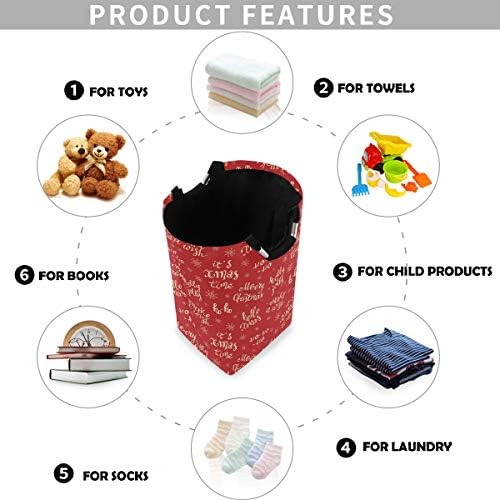 visesunny Collapsible Laundry Basket with Handle 1