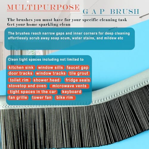 OILONG 5Pack Hard Bristle Crevice Cleaning Brush 1