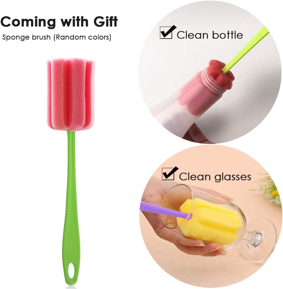 SUJUDE Condiment Squeeze Bottle Pack of 3 16 OZ