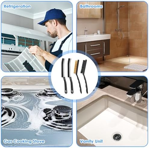 wewnen 4PCS Crevice Cleaning Brush Set