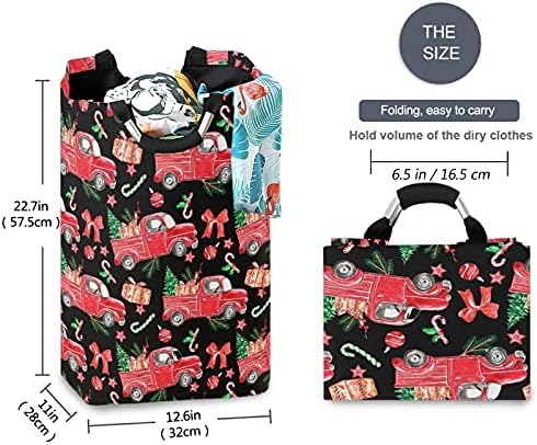 visesunny Foldable Laundry Basket with Waterproof Fabric