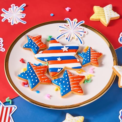 ETERSION Star Cookie Cutter Set 5 Pieces 1 to 4