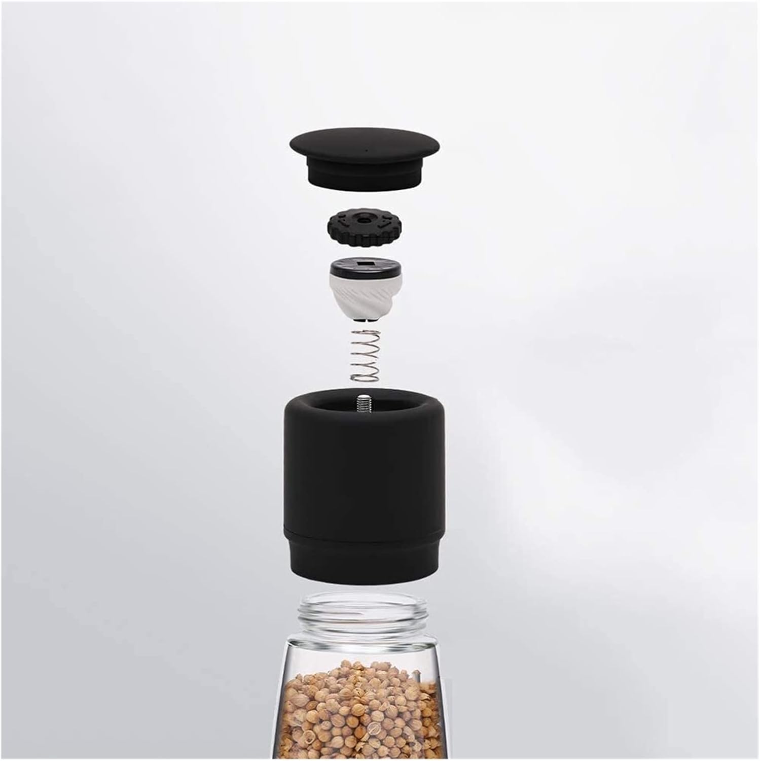 JAJKAFCL Adjustable Coarse Salt Pepper Mill Set