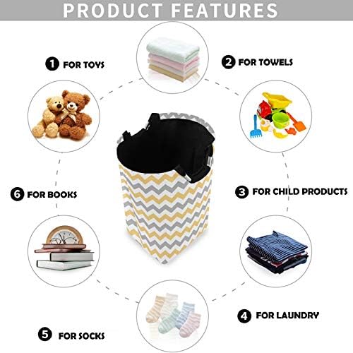 Visesunny Laundry Hamper with Waterproof Oxford Fabric