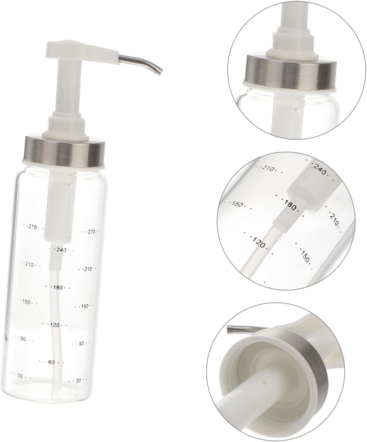Luxshiny 300ml Squeeze Sauce Bottle for Home Kitchen
