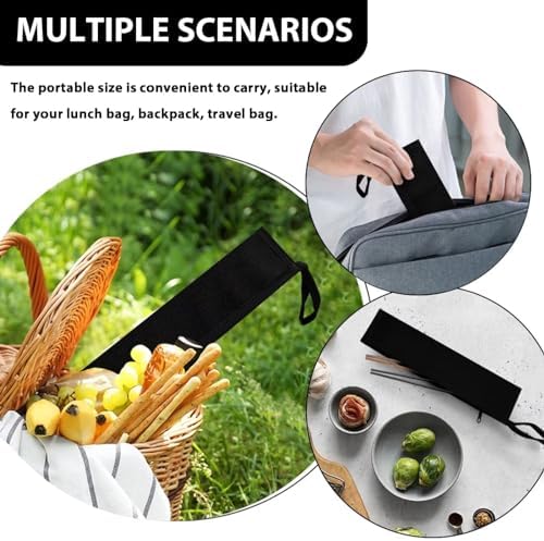 COEQINE Purple Cute Cutlery Bag with Keychain 1