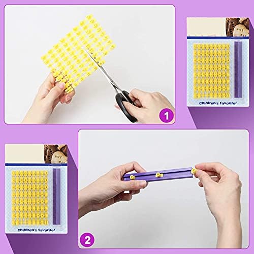 Gavigain Cookie Mold for English Letters Numbers DIY Baking Set
