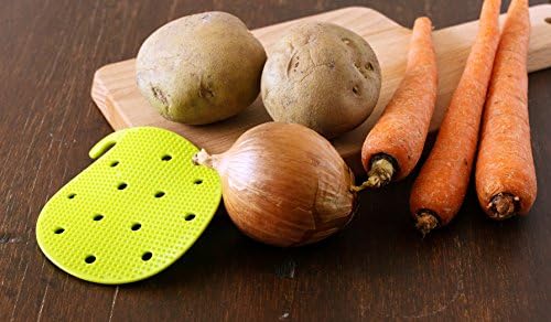 Cestari Vegetable Scrubber Brush - Double Sided BPA Free Multi Use