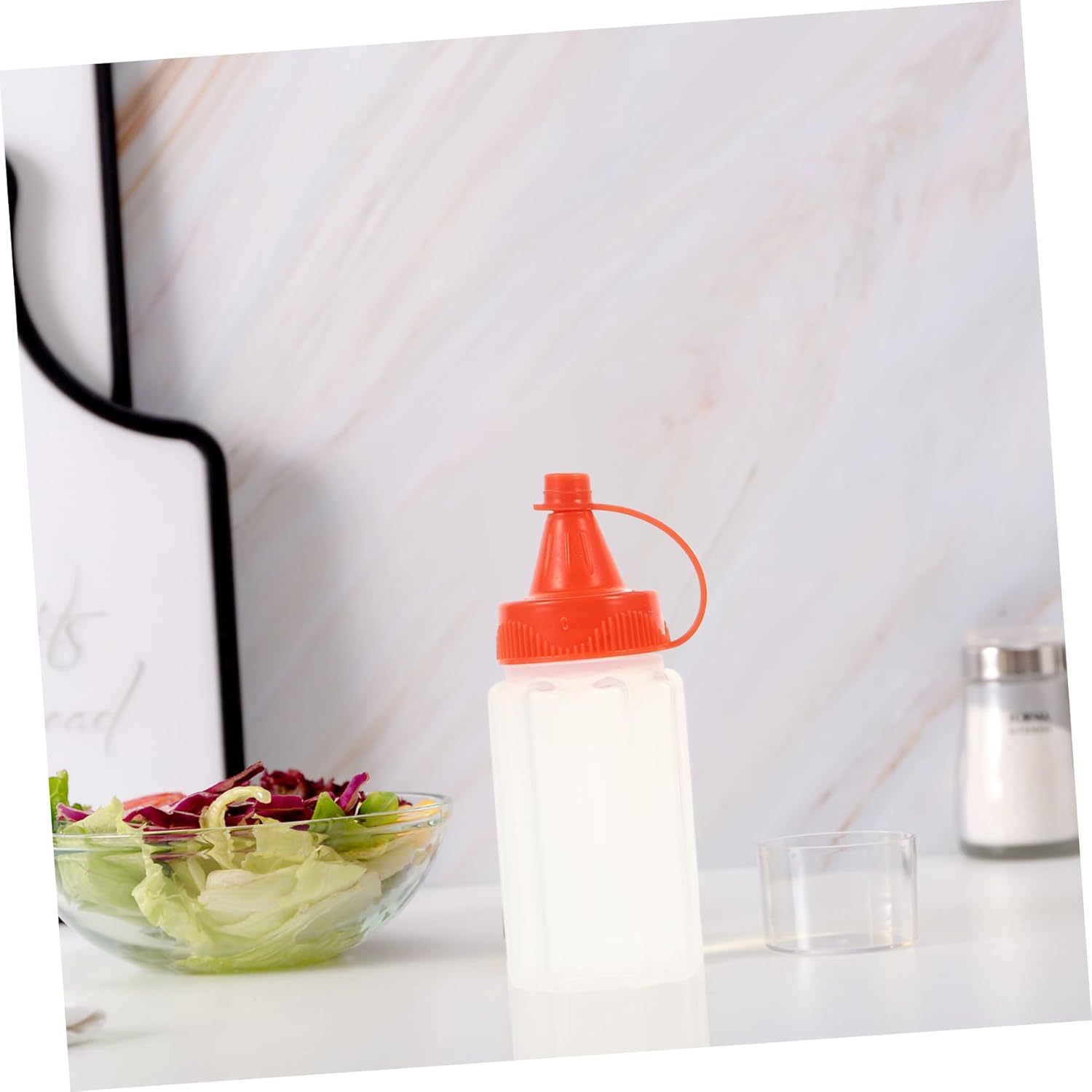Homoyoyo 12pcs Mini Condiment Bottles Set - Reusable for Travel and Meal Prep