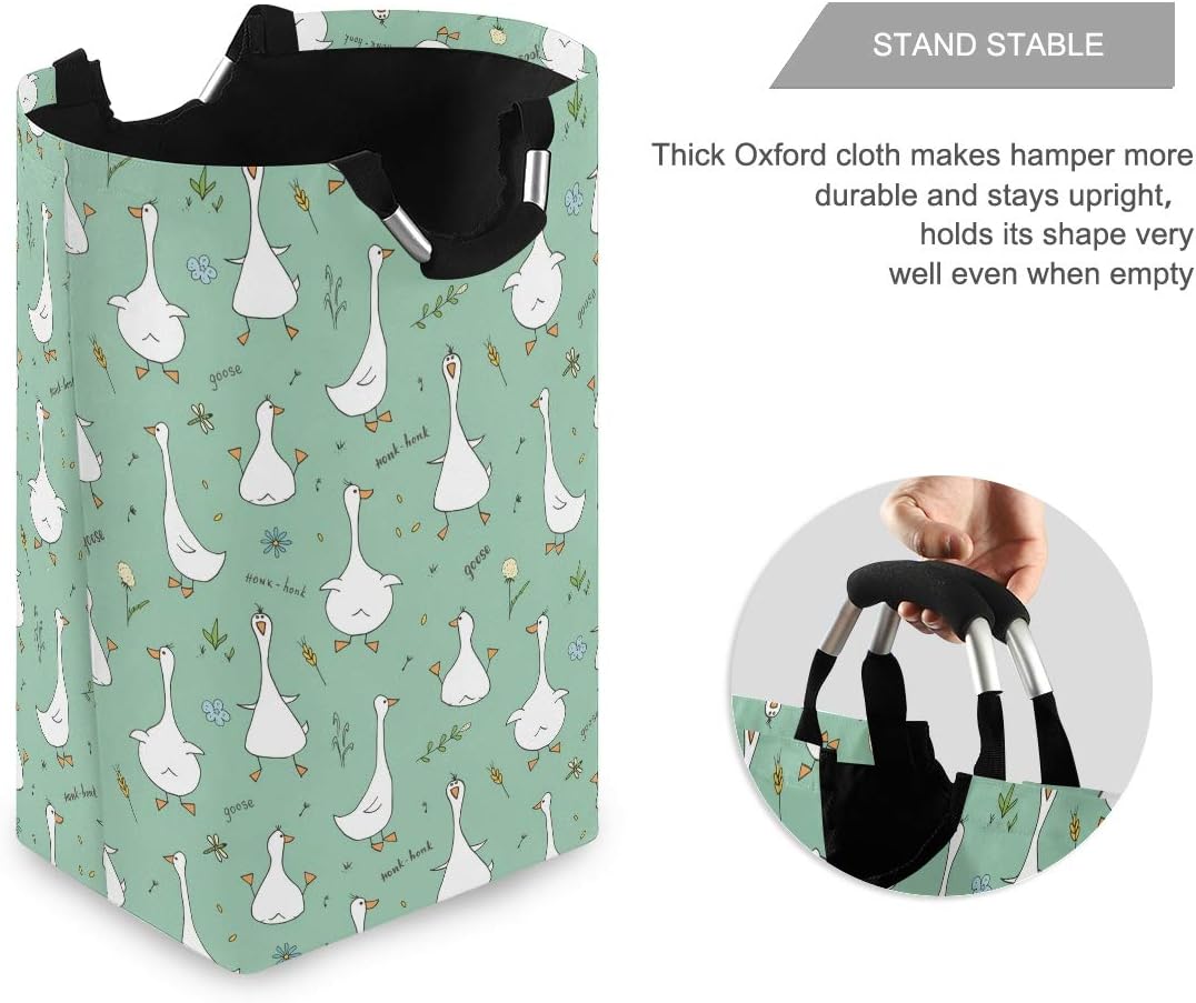 Susiyo Foldable Laundry Basket with Handles and Waterproof Interior 1