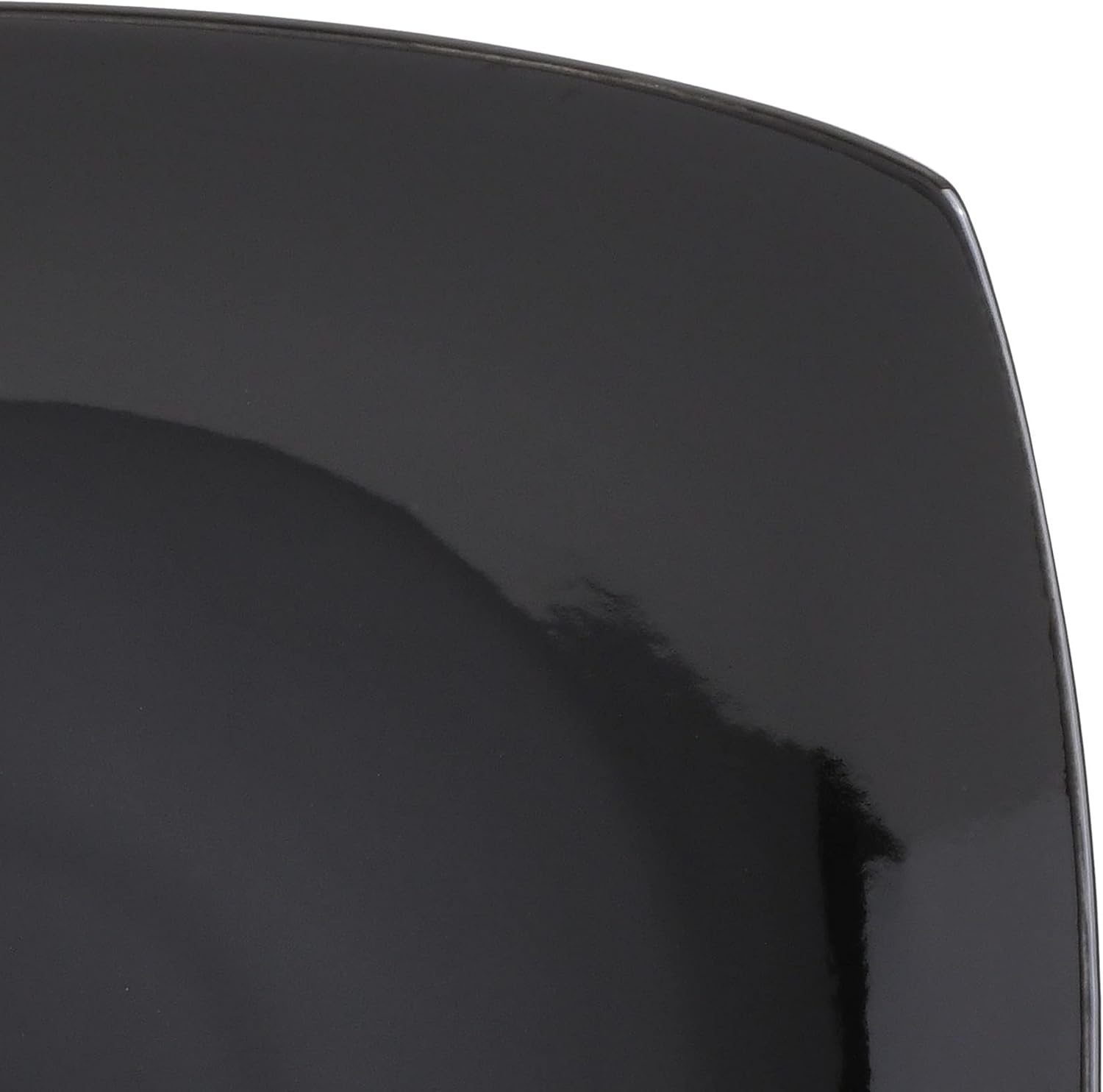 Gibson Soho Lounge Square Black Dinnerware Set 16pc