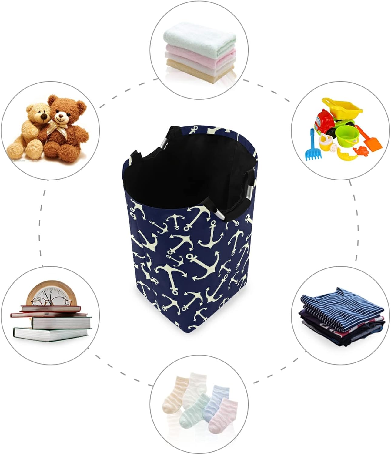Susiyo Foldable Laundry Basket with Handles