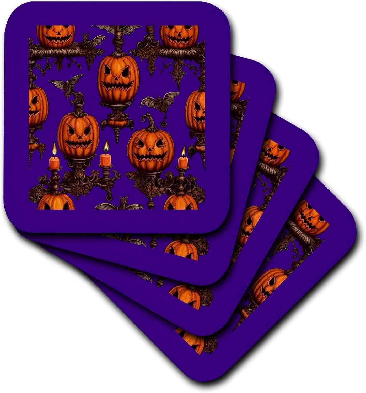 3dRose Set of 8 Coasters - Soft Design