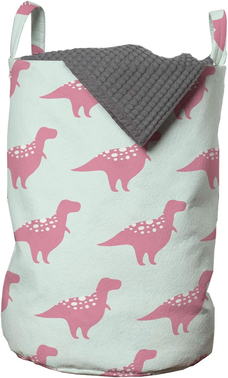 Ambesonne Dinosaur Laundry Bag - 13 x 19