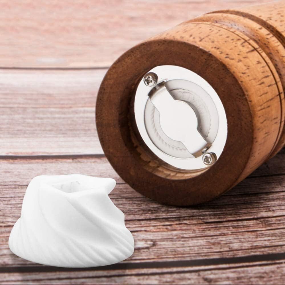 Adjustable Wooden Salt Pepper Grinder Set 2Pcs 1
