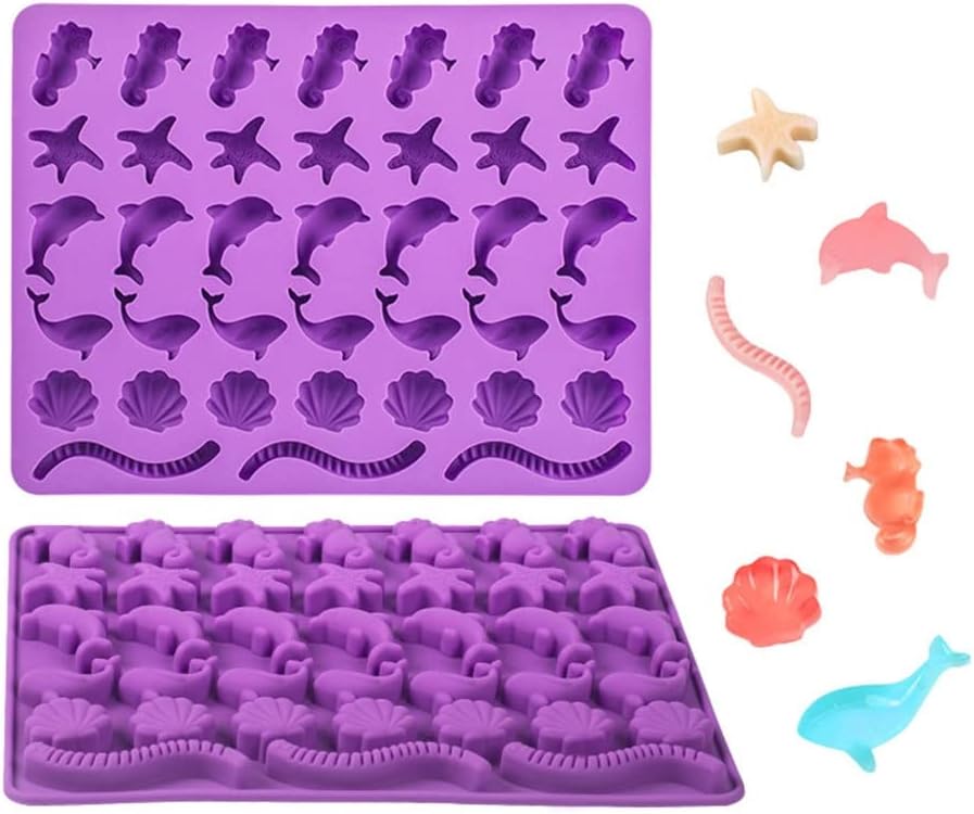 Junhcone 38 Cells Marine Life Chocolate Mould