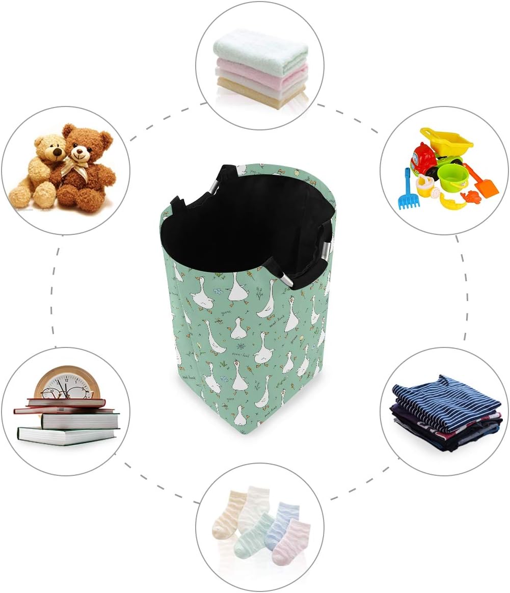 Susiyo Foldable Laundry Basket with Handles and Waterproof Interior 1