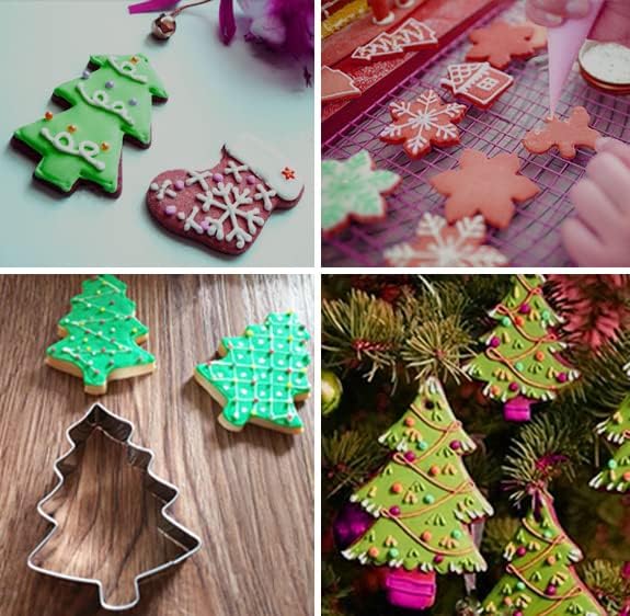 YXChome Christmas Cookie Cutter Set of 10 1