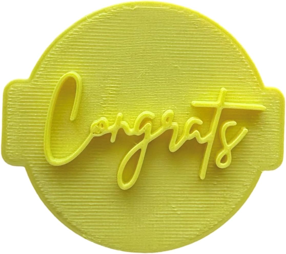 The Cookie Cutter Hub Congrats Embosser No 4