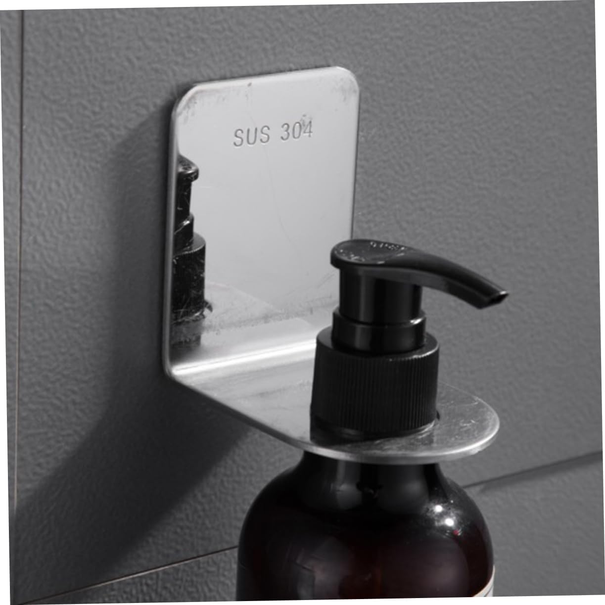 ABOOFAN Stainless Steel Shower Gel Hooks No Holes Design
