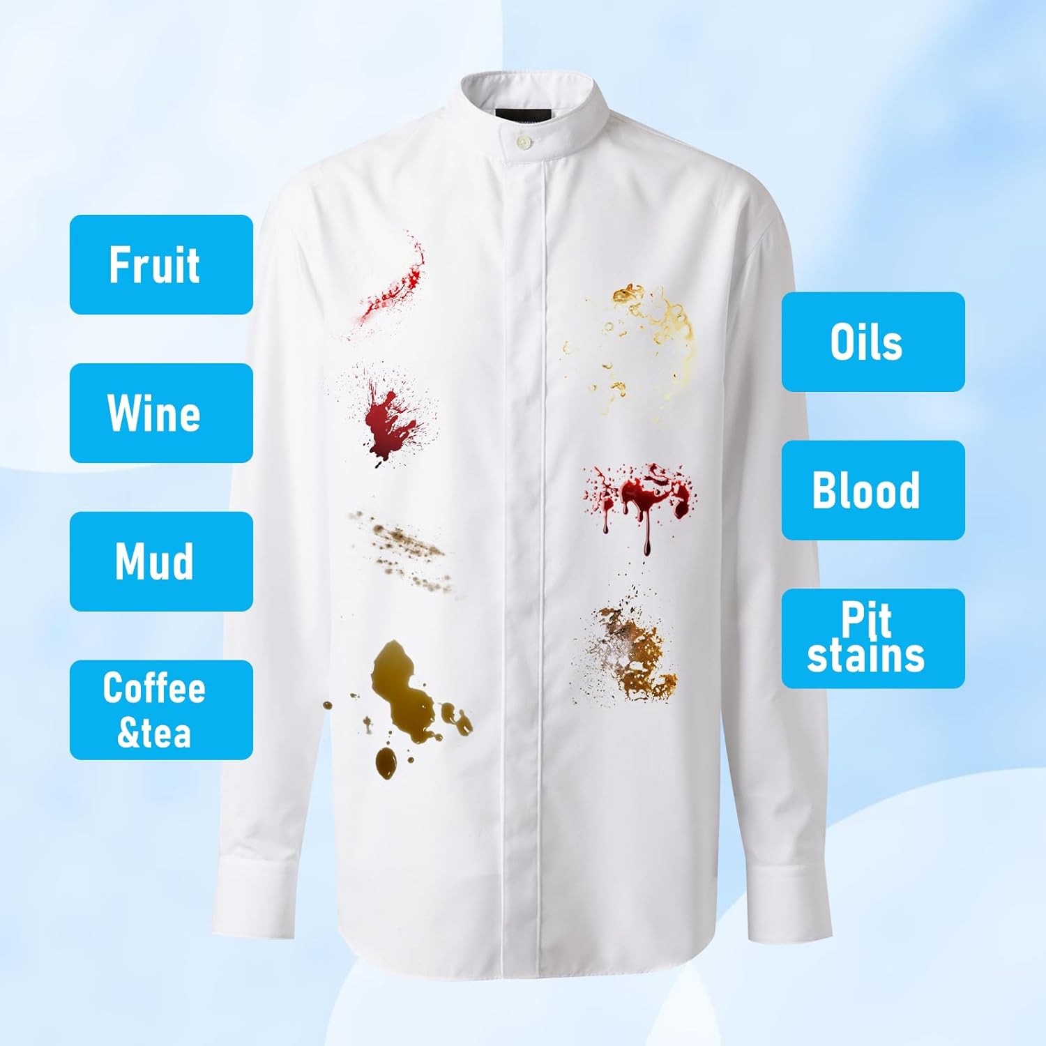 Ouligay Soft Bristle Laundry Stain Brush for Delicate Fabrics