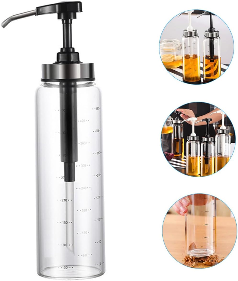 Cabilock 500ml Honey Squeeze Bottle with Metal Pump