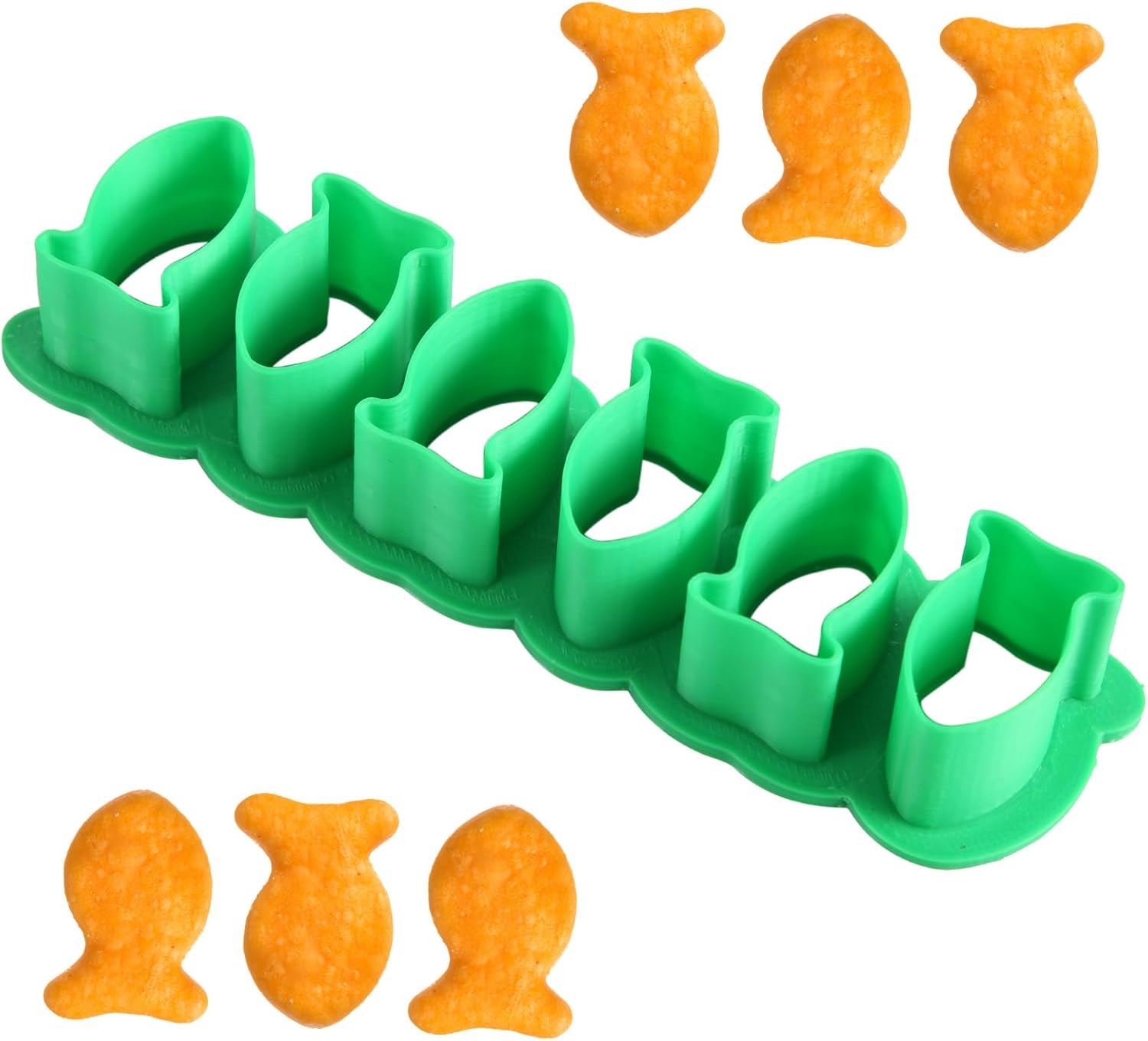 Mini Goldfish Cookie Cutter Set - 6 Fish Shapes for Baking Fun