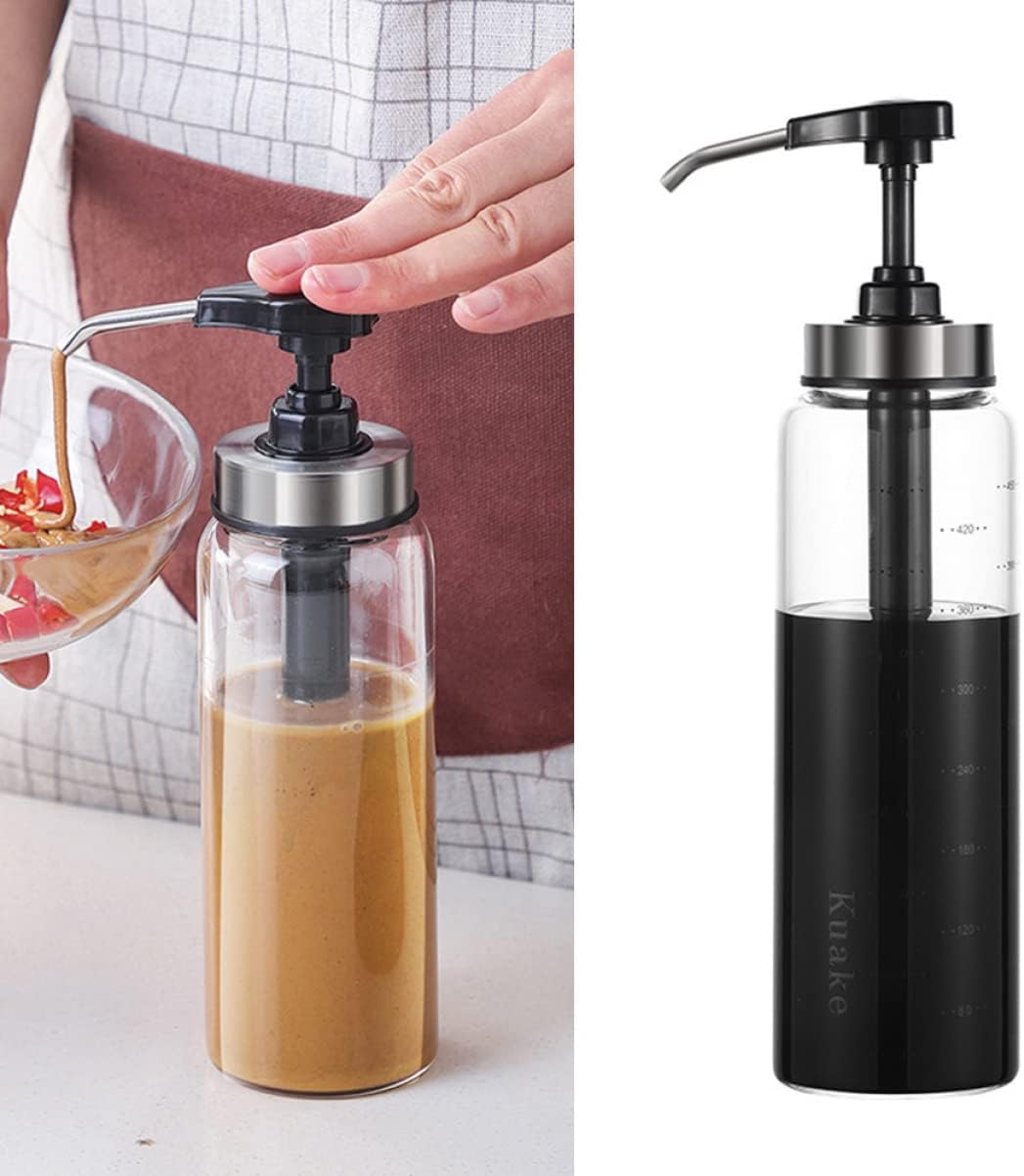 500ml Squeeze Sauce Bottle with Spring Lid for Ketchup Salad Dressing