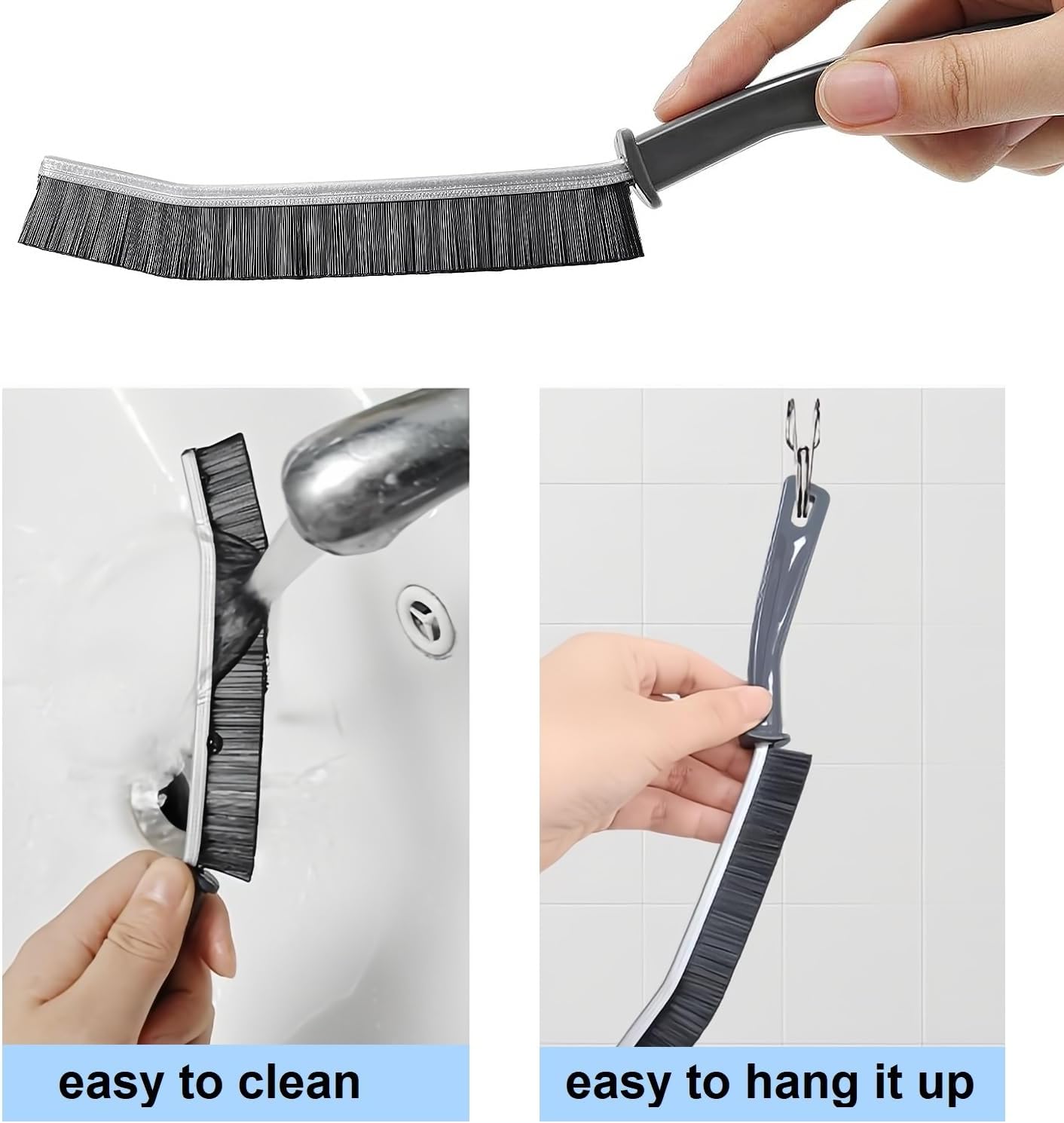 5 Pcs Hard Bristle Crevice Cleaning Brush Tool