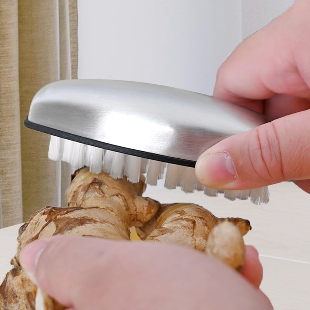 3 Pcs Fruit and Vegetable Cleaning Brushes Set