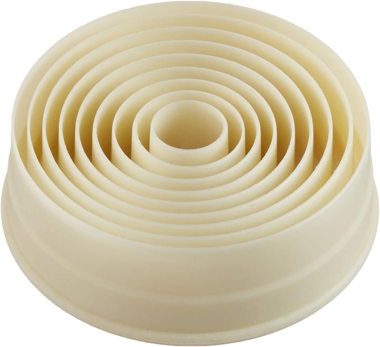 Mercer Culinary 9-Piece Round Cookie Cutter Set 1